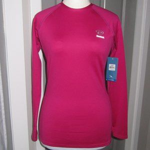 Women's Reebok Long Sleeve Crew Play Dry Top Size M NWT-$50.00.